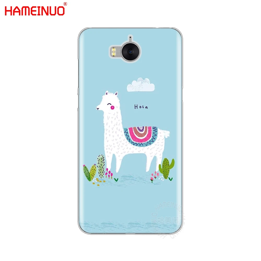 HAMEINUO милый Рождественский чехол для сотового телефона с альпаками huawei honor 3C 4X 4C 5C