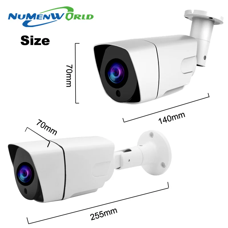 Numenworld H.265 4X Auto Zoom 2.8mm-12mm Motorized Lens IP Camera 5MP IR Bullet Outdoor Security 42PCS LED Xmeye | Безопасность и