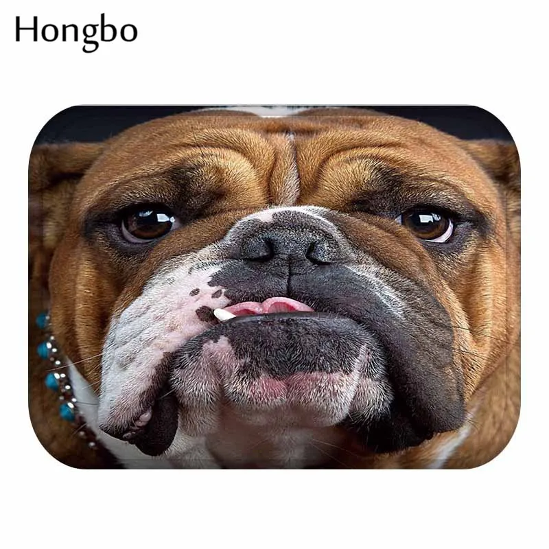 Hongbo 40*60 см тигр собака сова кошка узор Противоскользящие коврики под дверь коврик для улицы кухня гостиная ковер