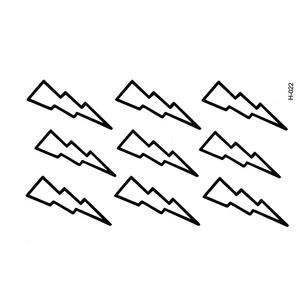 Молния Временные татуировки мужские водонепроницаемые мужские Временные татуировки на руку Наклейка на тело тату на плечо татуировки