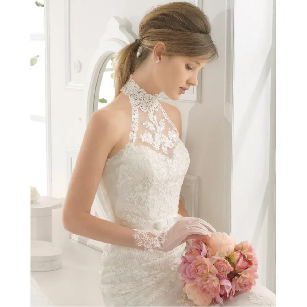 2019 идеальное свадебное платье с завязкой на шее Бохо плеча молния пляжное