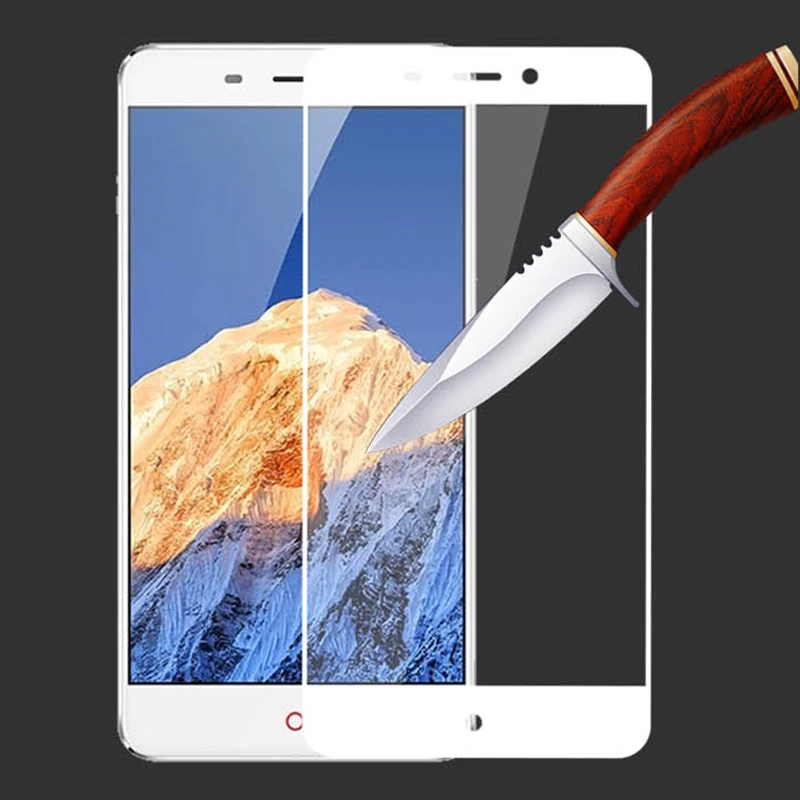 Закаленное 3d стекло для ZTE Nubia N1 полноэкранная Взрывозащищенная защитная пленка