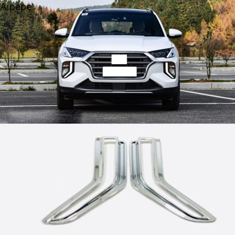 Для Hyundai Tucson 2019 Автомобильная передняя противотуманная фара полоса крышка