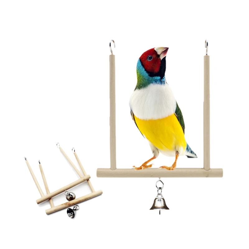 Попугай игрушки Лестница для птиц попугай укуса игрушка твердая деревянная