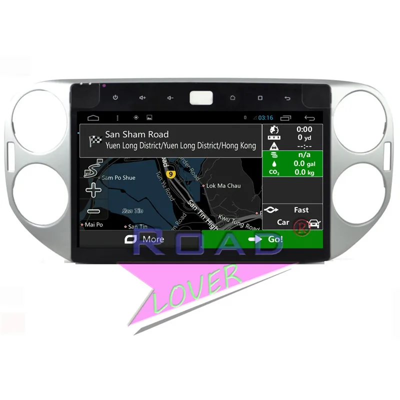 Автомобильный мультимедийный плеер Roadlover 10 2 дюйма Android 6 0 Радио для VW Tiguan 2010