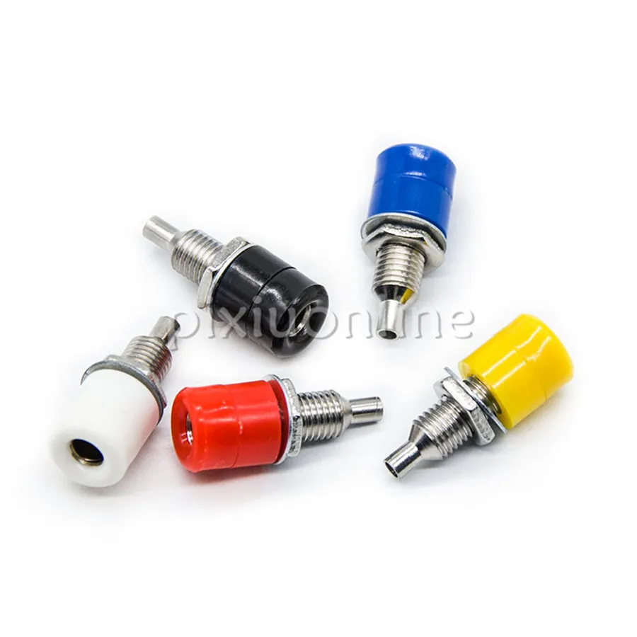 

10pcs Sale DS671b 4mm Copper Material Nickel Plating Banana Jack Plug TV Audio Use ABS Shell Europe Sale at a Loss