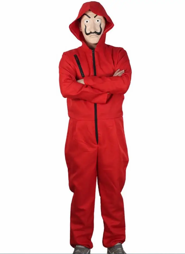 Salvador Dali Movie Costume Money Heist The House of cards La Casa De Papel Cosplay Halloween Party Costumes for kids |