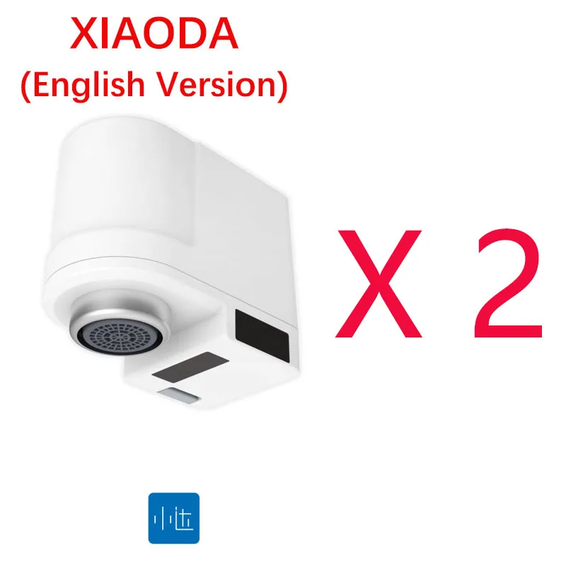 English Version X 2 Xiaomi ZAJIA автоматическое сенсорное инфракрасное Индукционное устройство для экономии воды для кухни ванной раковины кран COD - Цвет: English Version X 2