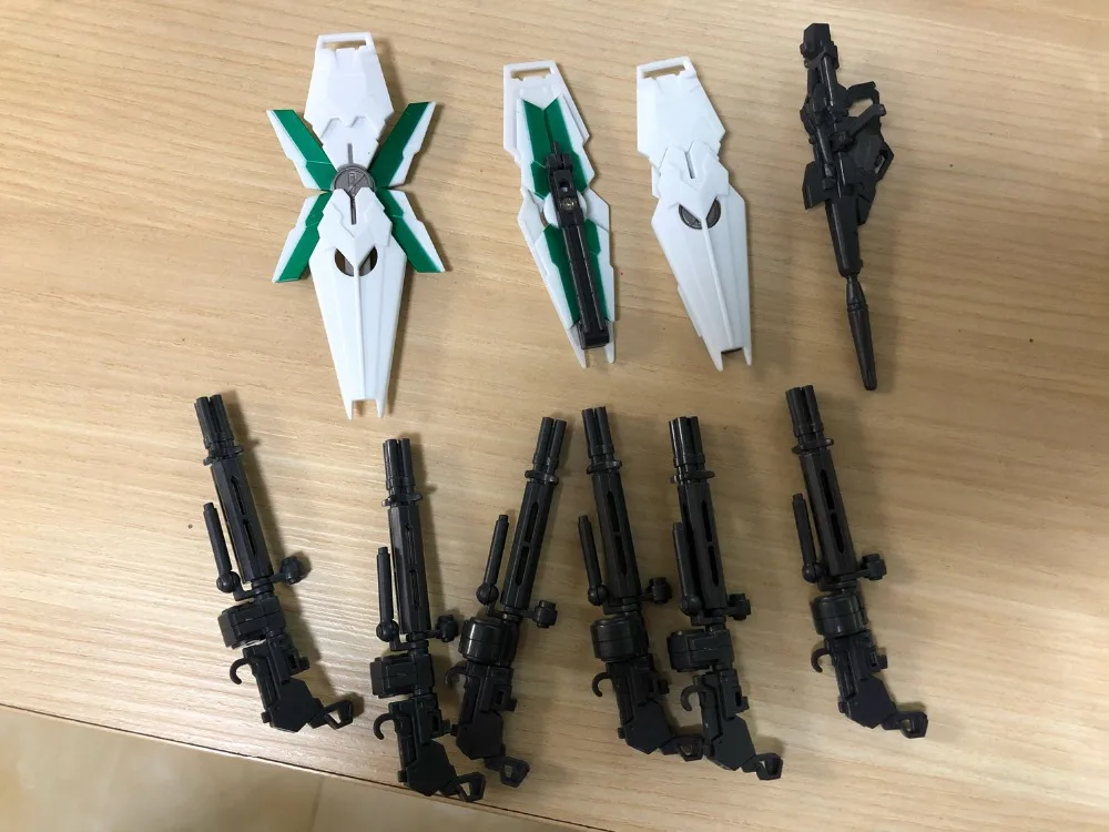 Baofeng модель Робот Духи RX-0 Единорог меха 3 щиты Воронка Gundam Готовая модель DB018