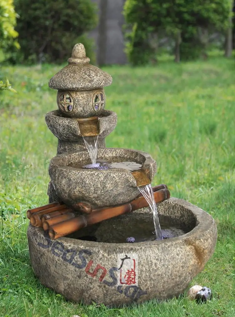 Креативный фонтан для воды ландшафтное украшение простой европейский стиль
