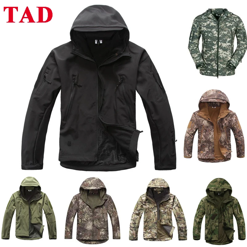 Военная Тактическая S TAD куртка из шаровьей кожи или брюки для мужчин, уличная одежда для охоты, походов, альпинизма, водонепроницаемые спортивные костюмы