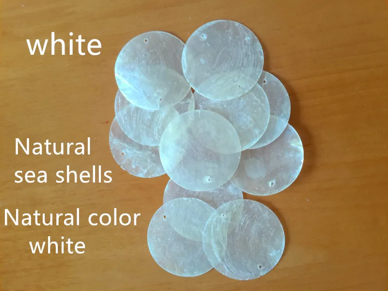 100 шт натуральный корпус 50 мм бусины аксессуары для занавесок украшение дома