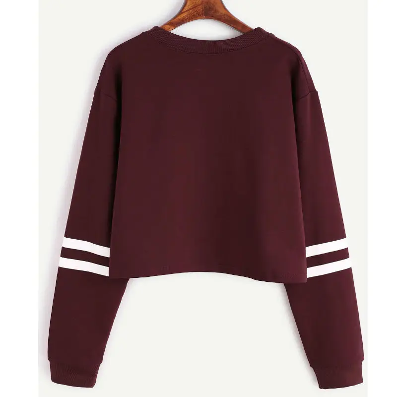 Женский свитер короткий милый с надписью|women hodies|crop sweatshirtsweatshirt tops |
