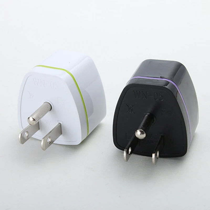 

1x AC Universal Power Adapter Travel Converter Adaptor 3-pin US Converter to AU/UK/EU Universal US Copper Plug Charger