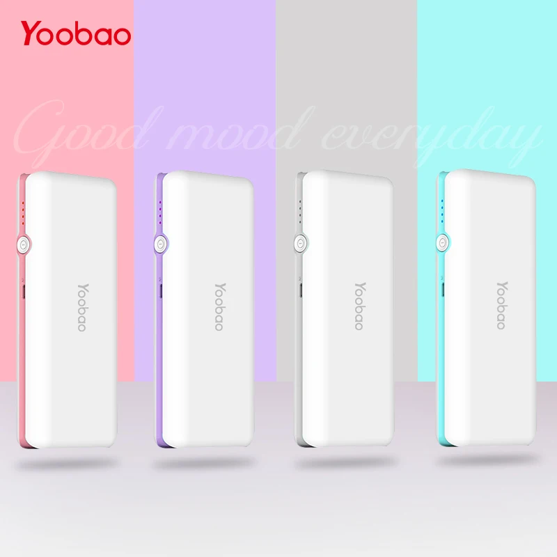 Yoobao милый внешний аккумулятор 10000 мА/ч ультра тонкий лучший для Iphone 7 6 5 4 SE Xiaomi Mi|bank