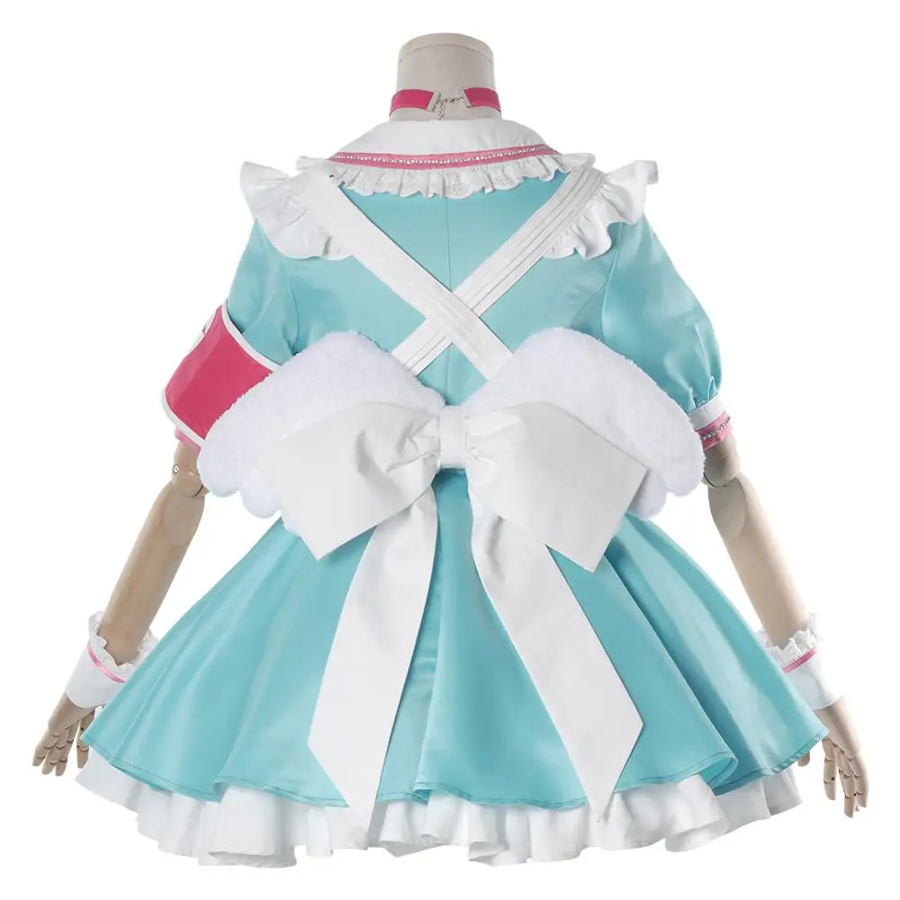 Idolmaster/Костюм Золушки для девочек Yumemi Riamu; платье для девочек; карнавальный костюм на Хэллоуин для женщин