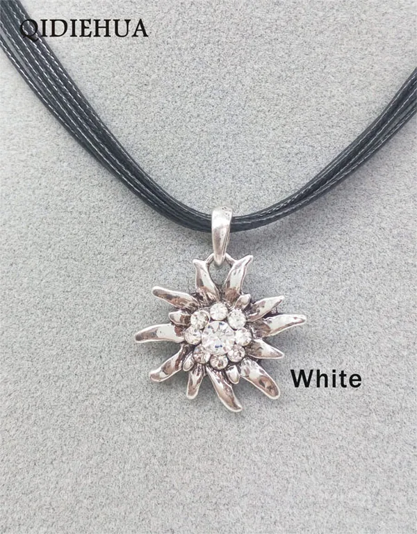 Модные подвески Edelweiss в немецком стиле для женщин, корейский стиль, подвеска с кристаллами, ювелирных изделий
