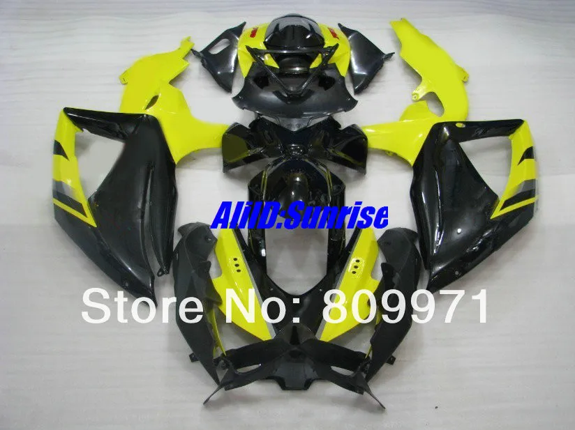 S318 хит! Желтый черный полный обтекатель для SUZUKI GSXR600 750 GSXR750 GSX R600 K8 08 09 2008 2009|full