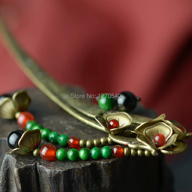 Этнические украшения модные винтажные аксессуары для волос медные из Таиланда