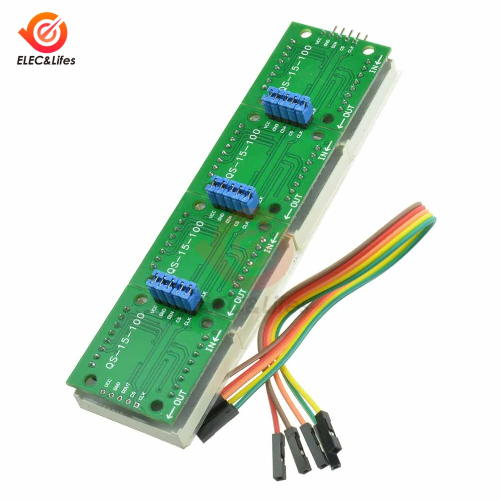 MAX7219 точечно матричный модуль для Arduino AVR микроконтроллер 4 предмета в одном