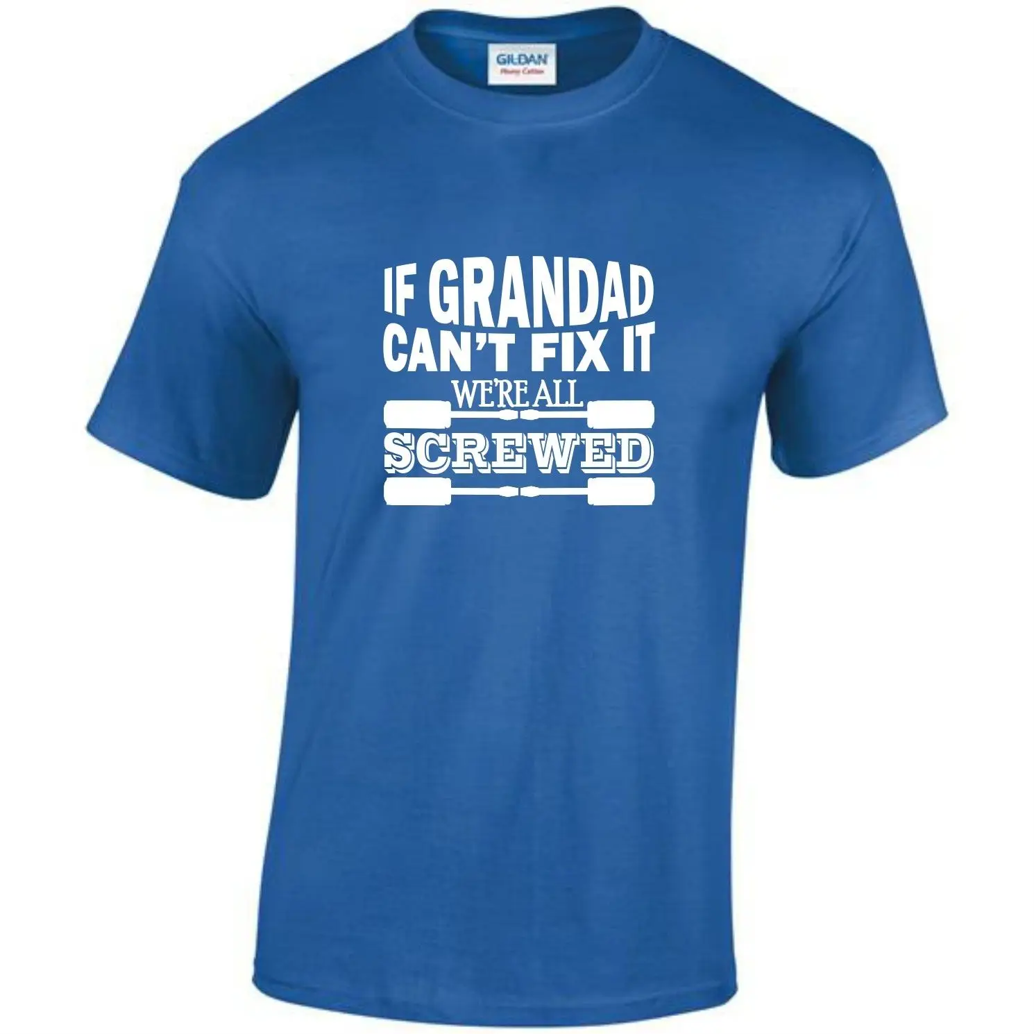 If Grandad't Fix It We're whold Funny t shirt Handyman Tools HammerMen'S летняя стильная модная мужская