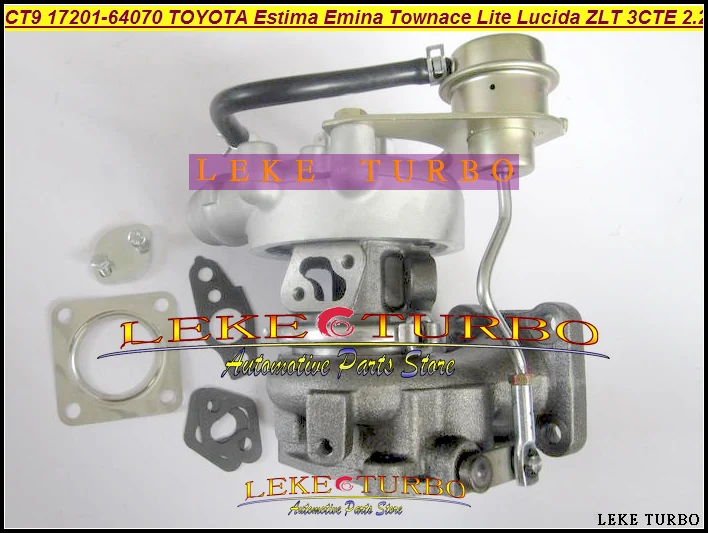 Турбокомпрессор Turbo CT9 17201 64071 64070 для TOYOTA Estima Emina Lucida Lite Townace Picnic 3CTE 3CT 2.2L D бесплатная