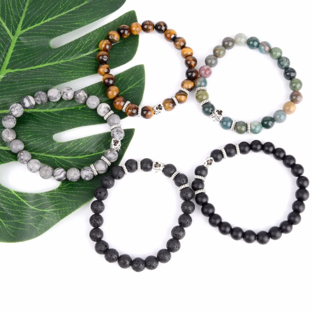 Trendy Beaded Bracelet Men Natural Yellow Tiger eye Stone Wallet Charm Buddha Bracelets &amp Bangles For Women Jewelry Accessories |