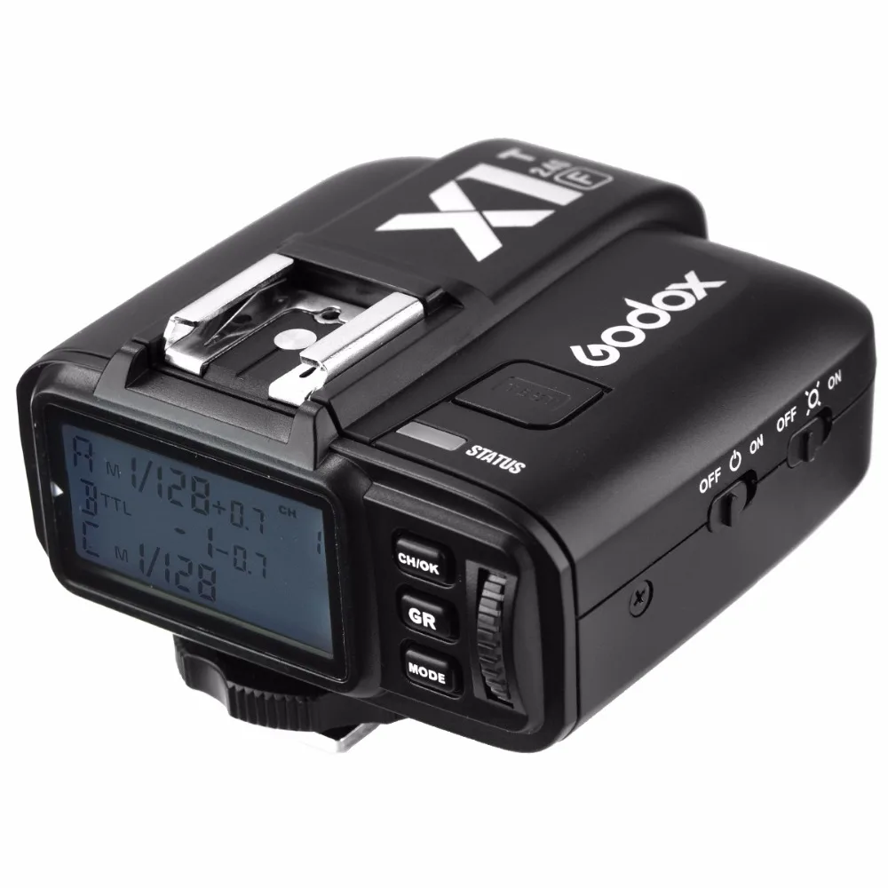 В наличии Godox x1t f TTL HSS 1/8000 s 2.4 г Беспроводной x Системы Мощность Управление вспышка