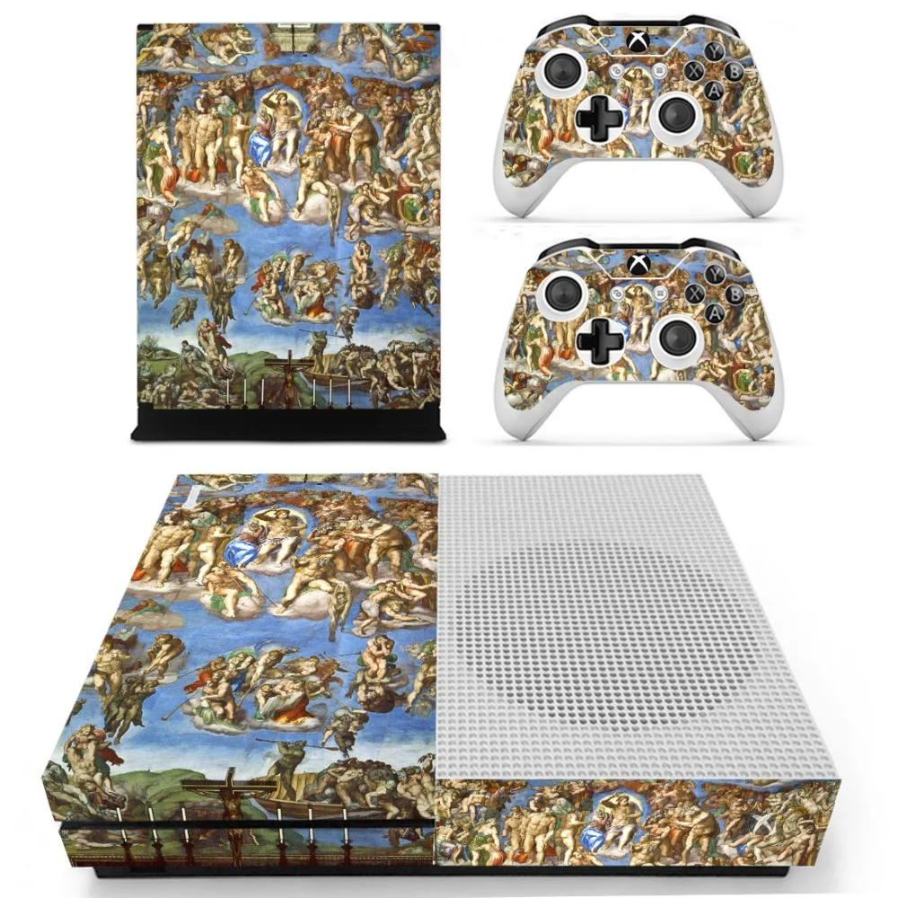 Наклейка для Xbox One S консоль и контроллеры для Xbox One тонкая наклейка s винил