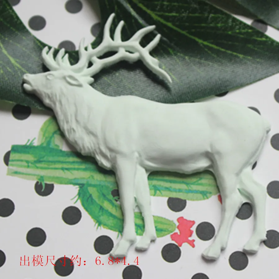 Wholesale/retail free shipping P693 elk aroma gypsum pendant chocolate mold car hanging | Дом и сад