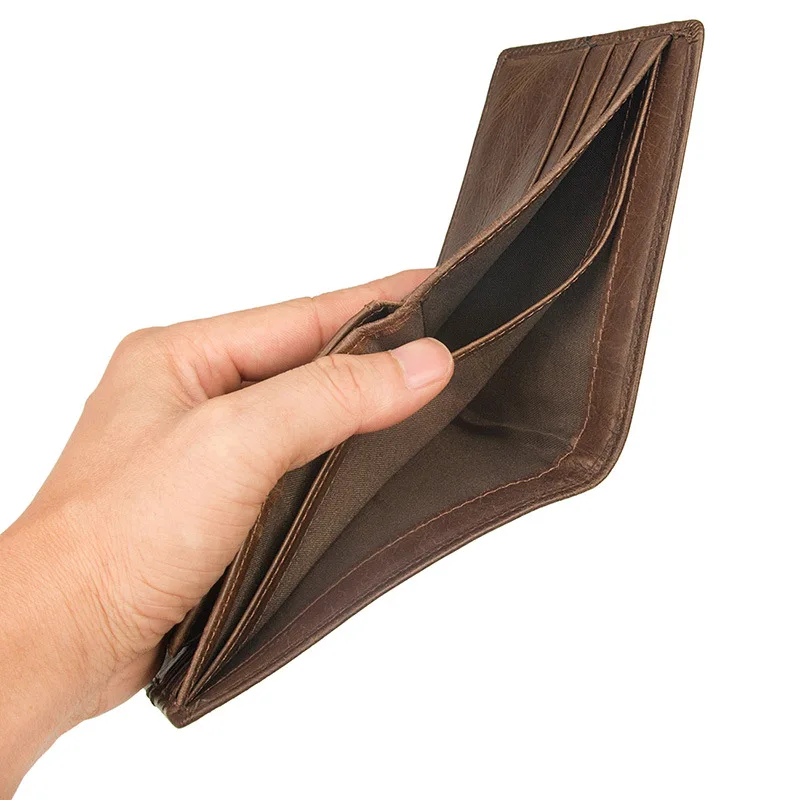 Short man purse han edition of cowhide leather authentic young students personality wallet restoring ancient ways is vert | Багаж и сумки