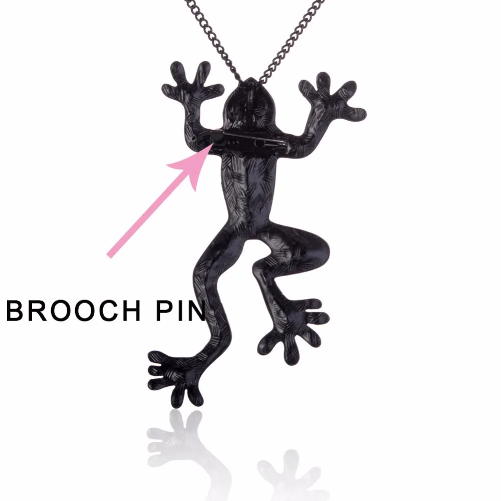 Ожерелье с подвеской лягушкой из цинкового сплава|Ожерелья подвеской| |