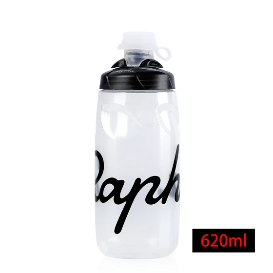 Transparent 620ml Rapha велосипедная бутылка для воды 620/750 мл герметичная сжимаемая велосипедная бутылка для воды BPA-free Кемпинг Туризм Запираемая Спортивная бутылка для воды - Цвет: Transparent 620ml