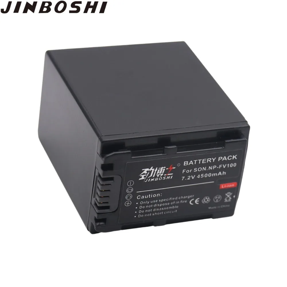 1 шт. новинка 4500 мАч Φ NP FV100 7 2 в батареи для Sony FV30 SX83E SX63E AX100E HDR XR550E|Цифровые
