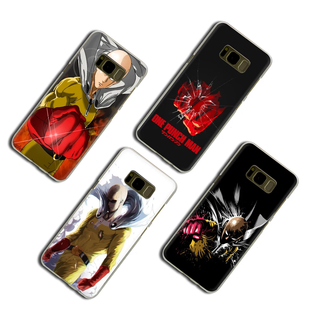 Жесткий чехол для телефона One Punch Man Samsung Galaxy S6 7 Edge S8 9 Plus S10 E Note8 M10 20 30|Чехлы-накладки|