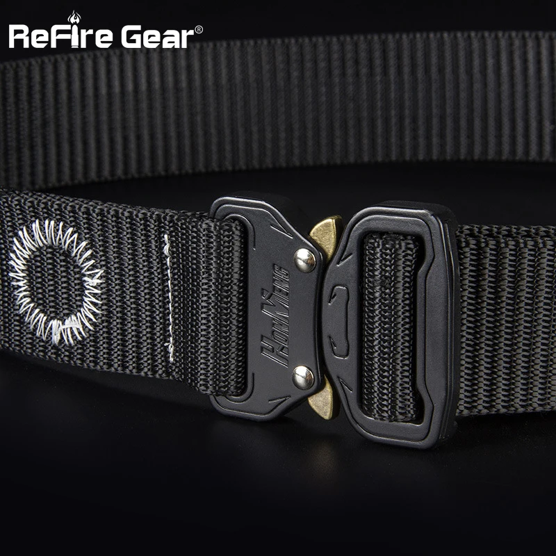 ReFire Gear для тяжелых условий эксплуатации военный ремень Для мужчин SWAT спецназ