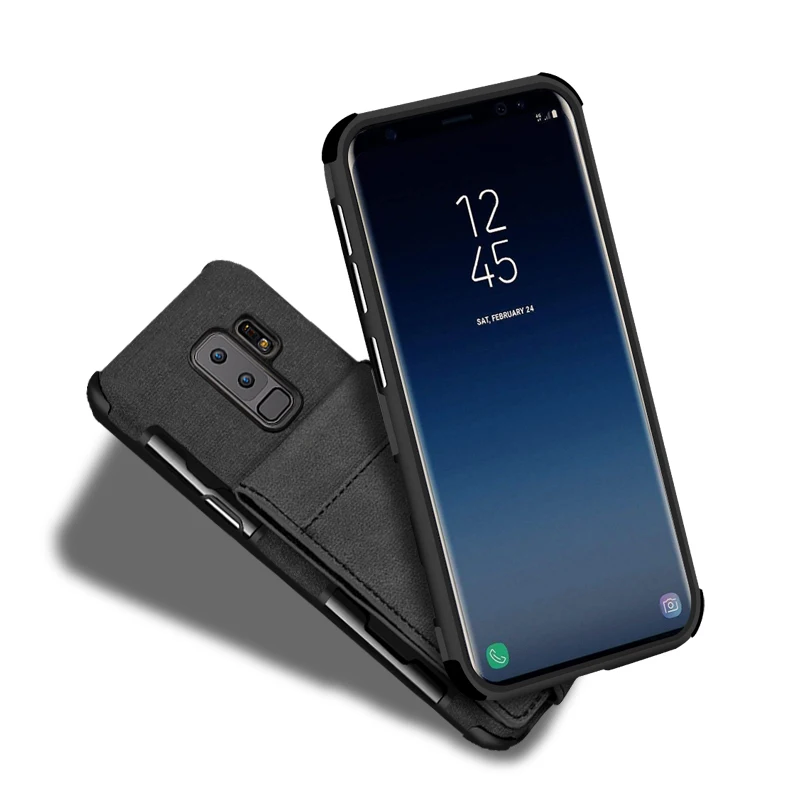 Чехол-Кошелек HengLiTai с джинсовым узором для Samsung Galaxy S9 мульти-держатели карт чехол