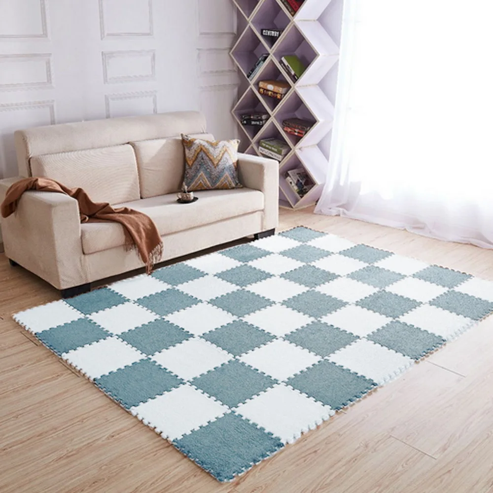 Juneiour 30*30 см гостиная спальня дети мягкий ковер волшебные Лоскутные головки