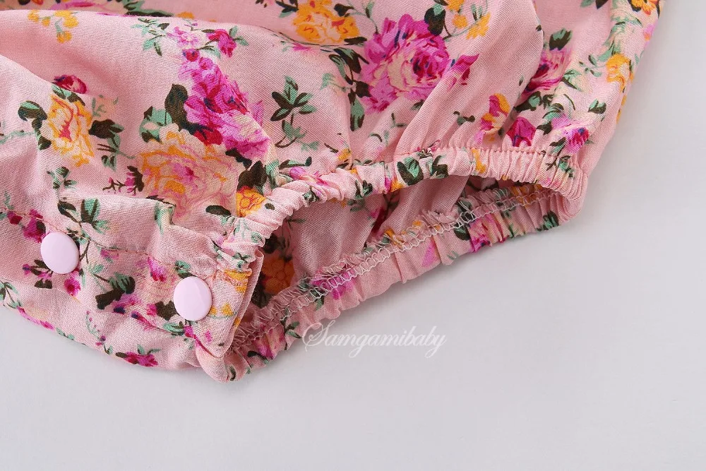 2017 Samgami Детские Костюмы Цветочные ползунки детские Спортивный костюм для девочек