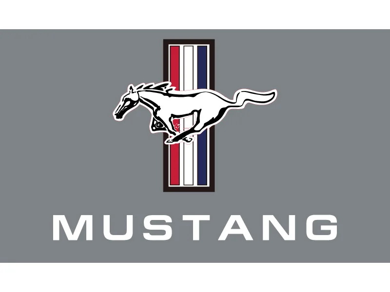 FTYM0915 90x150 см 60*90 см Mustang серый флаг автомобиль баннер гонки, гоночный украшения для Офис Вечерние - Color: FTYM0915