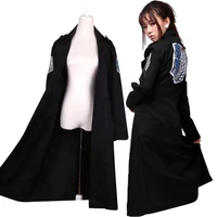 attack on titan levi rivaille jacket cloak halloween cosplay costume men women anime trench coat