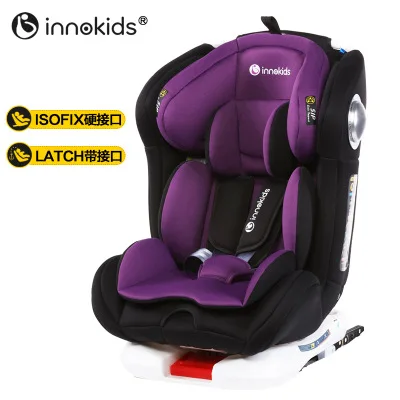 7 8 IK 08 (коричневый) сиденье безопасности для детей Innokids вращающийся на 360 градусов