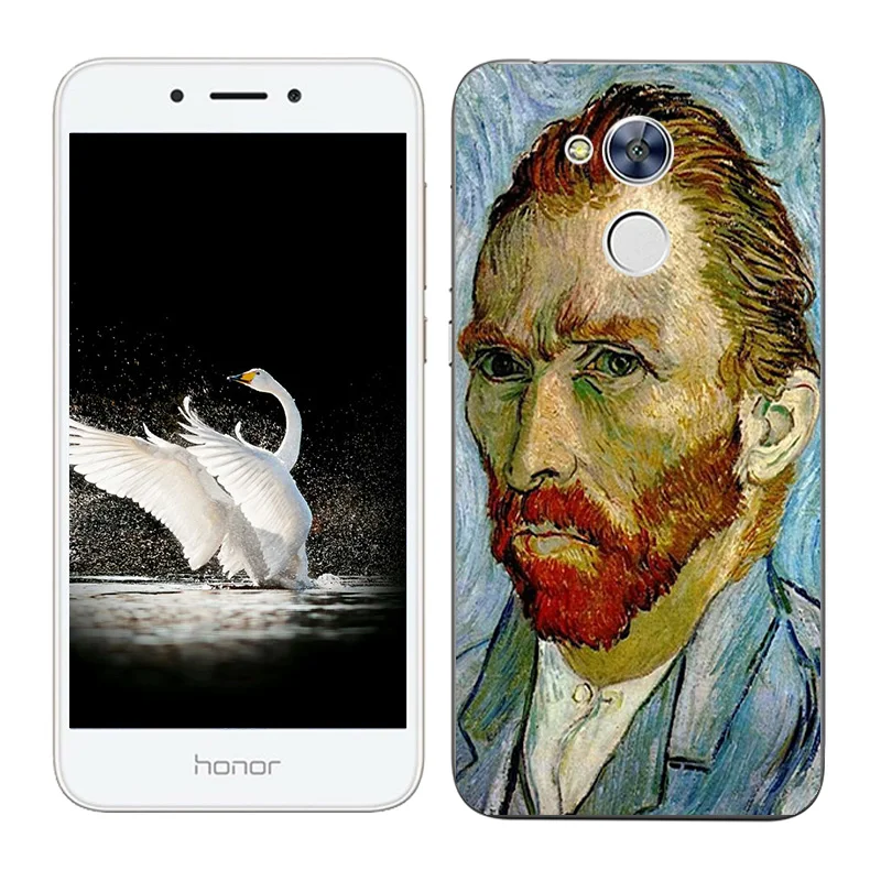 Модный мягкий чехол из ТПУ для Huawei Honor 6A силиконовый с масляной росписью |