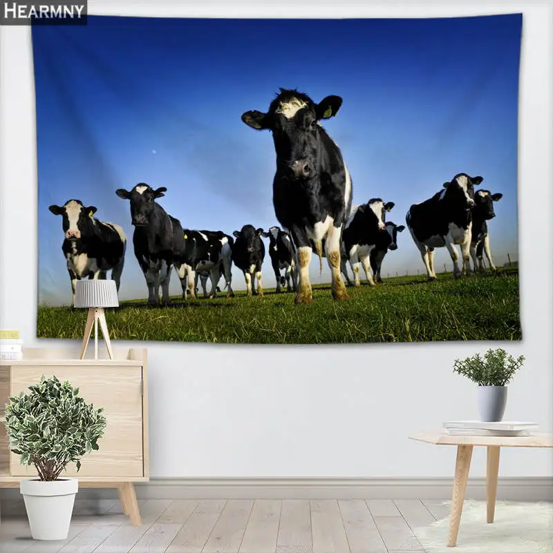 

Cows Animals Wall Hanging Tapestry Sheets Home Decorative Tapestries Beach Towel Yoga Mat Blanket Table Cloth Wall Tapestry