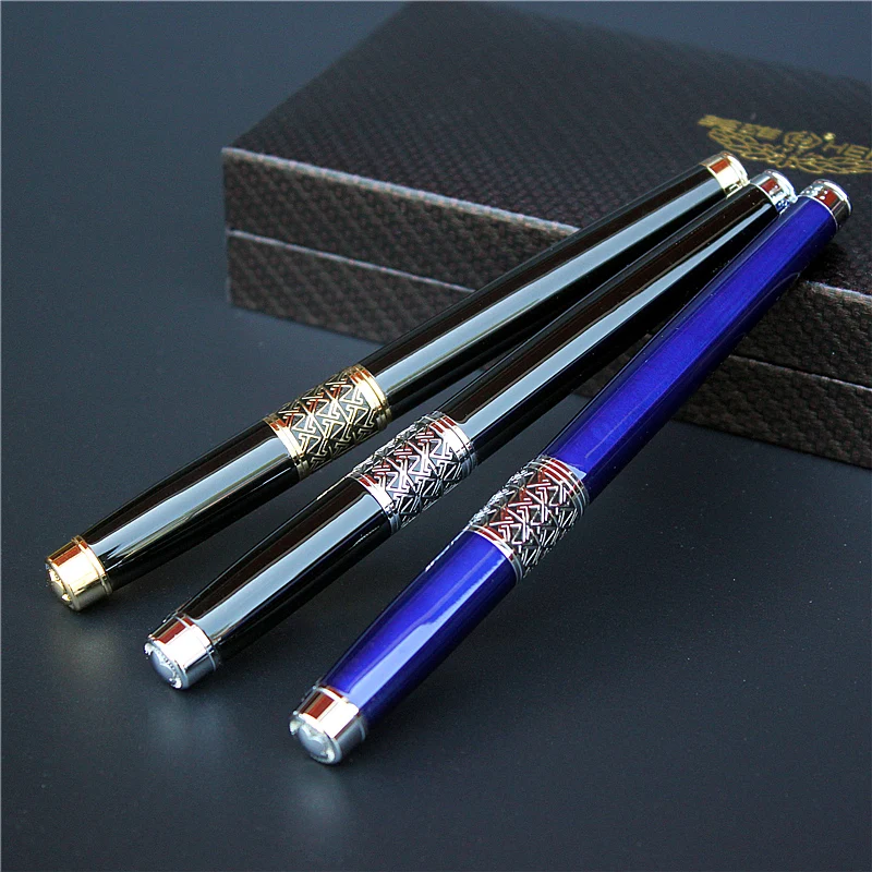 1 шт. Высококачественная Роскошная Ручка-роллер металлическая гелевая ручка для