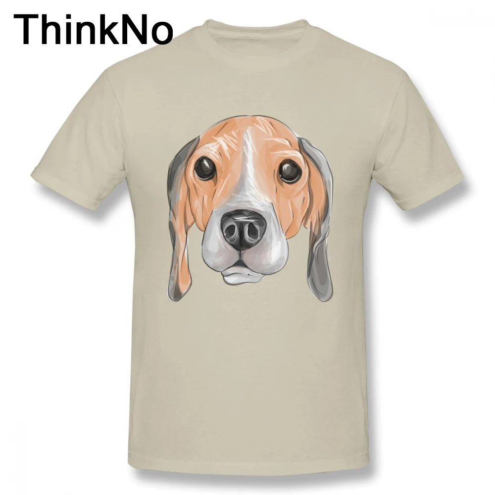 Высокое качество BASSET HOUND Beagle футболка милая собака Мужская с графическим принтом