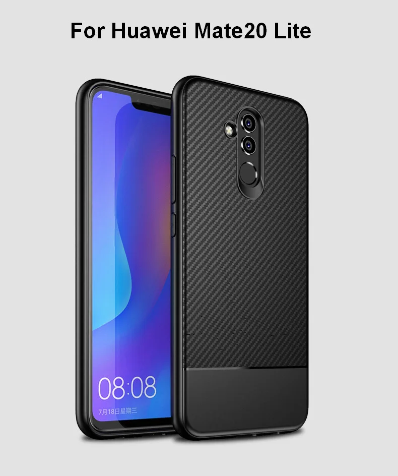 Чехлы с защитой от отпечатков пальцев для Huawei Mate 20 Lite/Mate 20/Mate Pro Чехол и 10 чехол