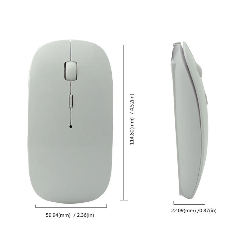 Ультратонкая Беспроводная Bluetooth 3 0 оптическая мышь перезаряжаемая 1600DPI