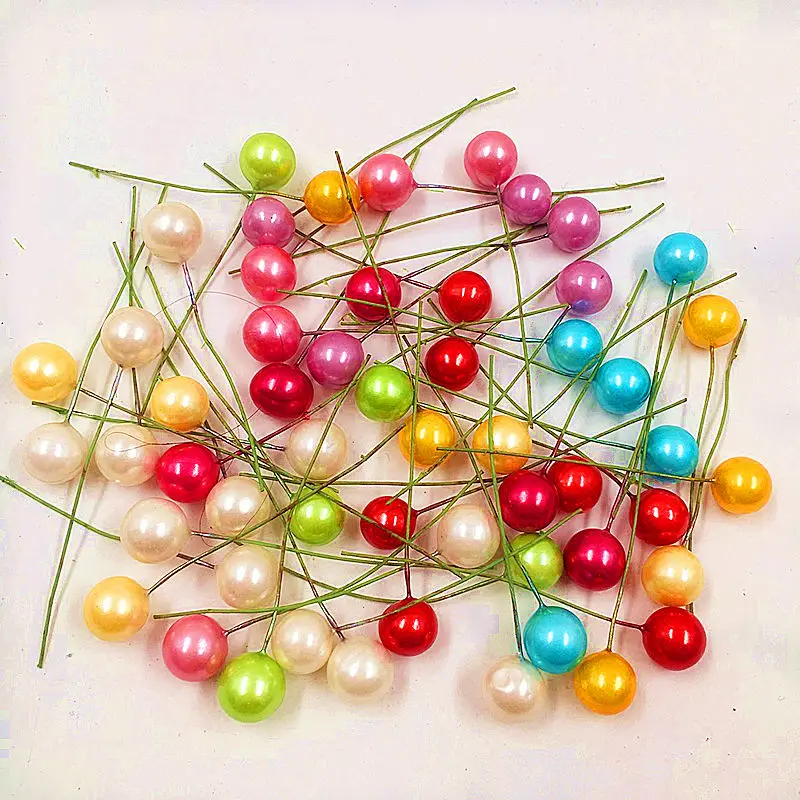 10 шт./лот мини пластиковые искусственные маленькие ягоды цветы фрукты с