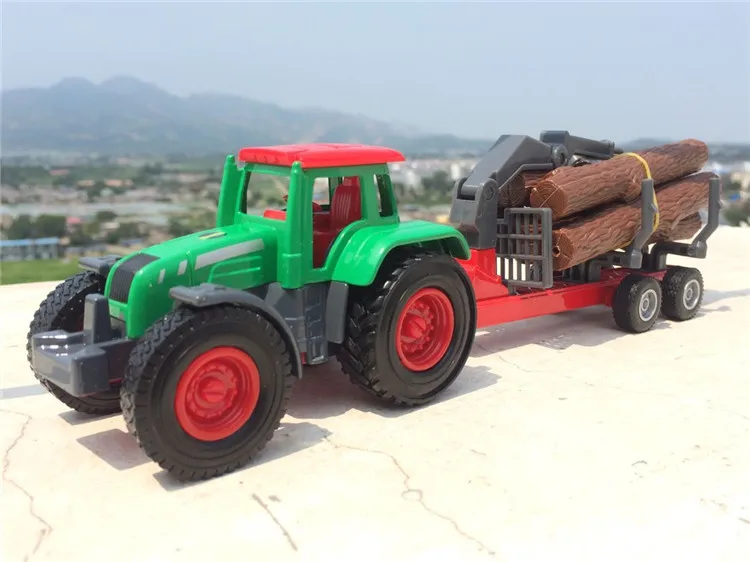 Бесплатная доставка Бренд 3C литье под давлением фермерский Трактор трейлер